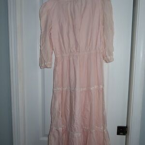 Lucky Brand Soft Pink Long Sleeve Dress